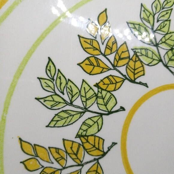 Taylor Smith Taylor Ironstone Serving Platter-Mint Pattern-MCM-Made in USA - Picture 3 of 7